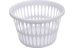 HOME Round Laundry Basket - White